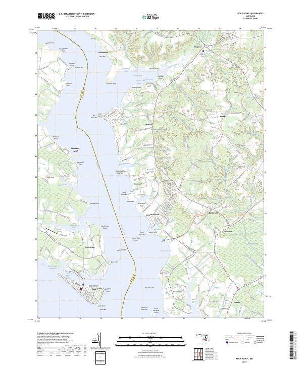 USGS Topographic Map – Rock Point