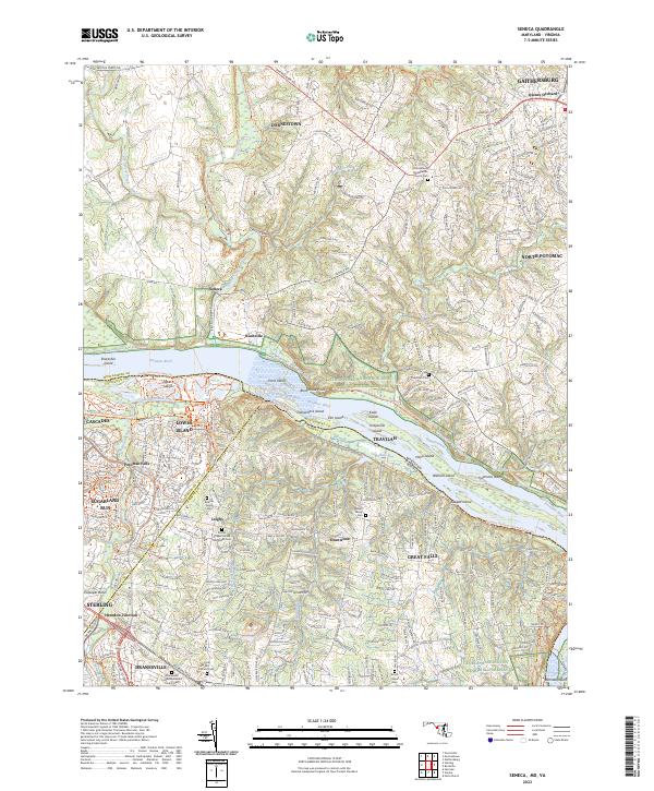 USGS Topographic Map – Seneca