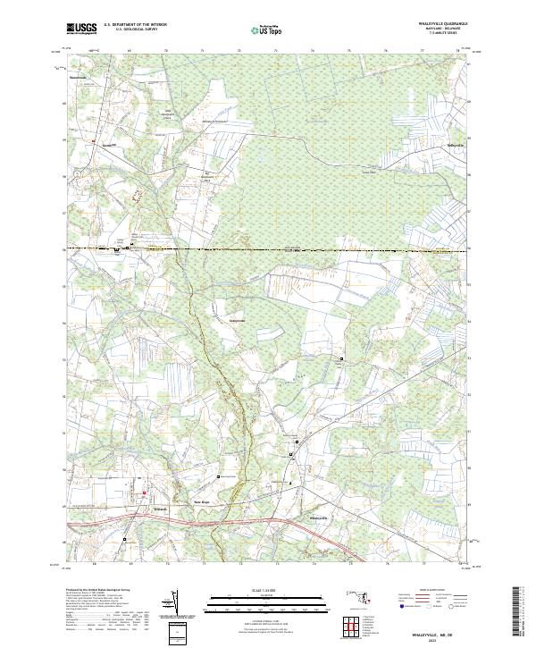 USGS Topographic Map – Whaleyville