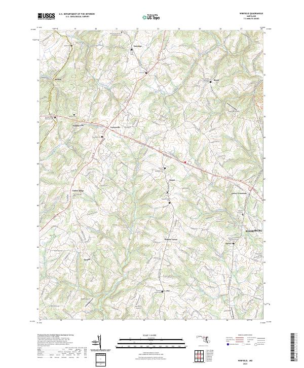 USGS Topographic Map – Winfield