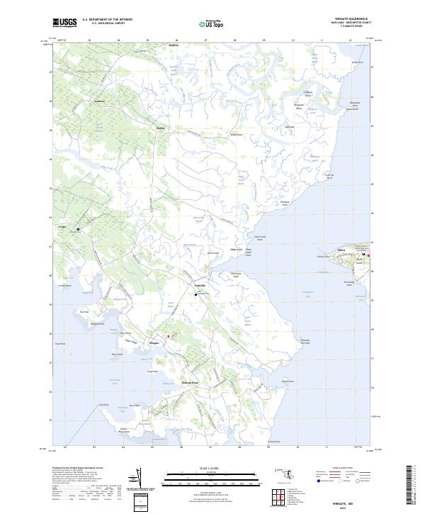 USGS Topographic Map – Wingate