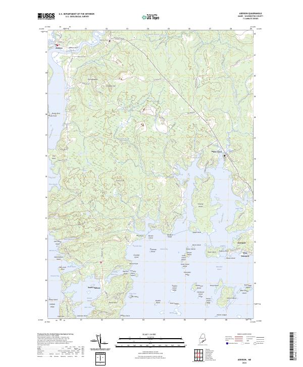 USGS Topographic Map – Addison