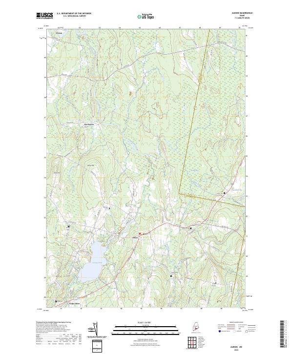 USGS Topographic Map – Albion