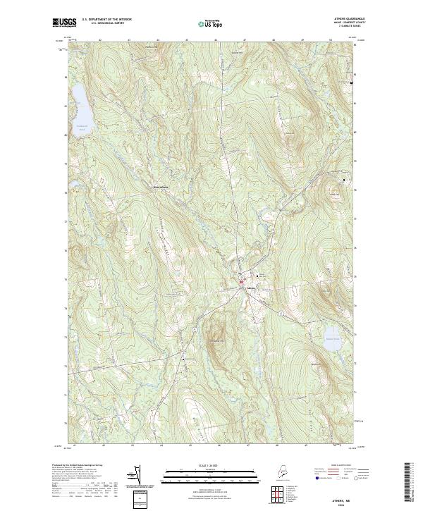 USGS Topographic Map – Athens