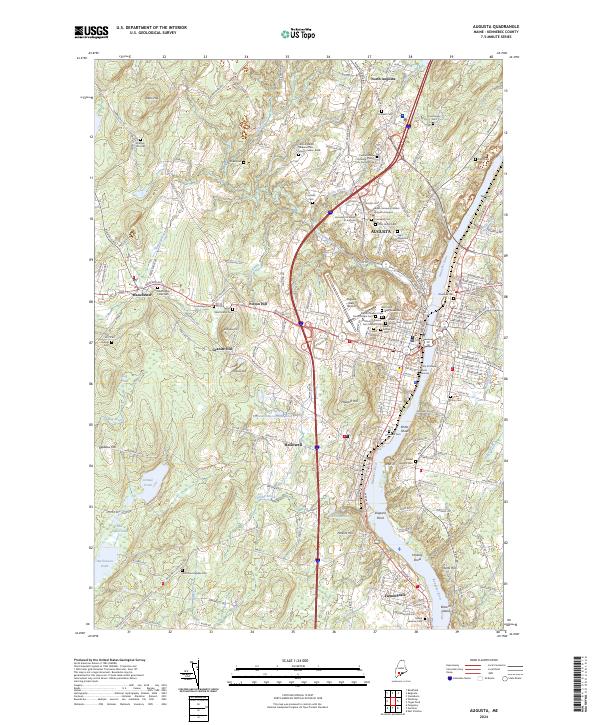 USGS Topographic Map – Augusta
