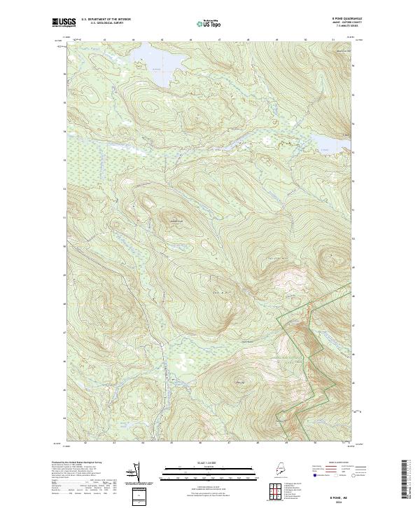 USGS Topographic Map – B Pond