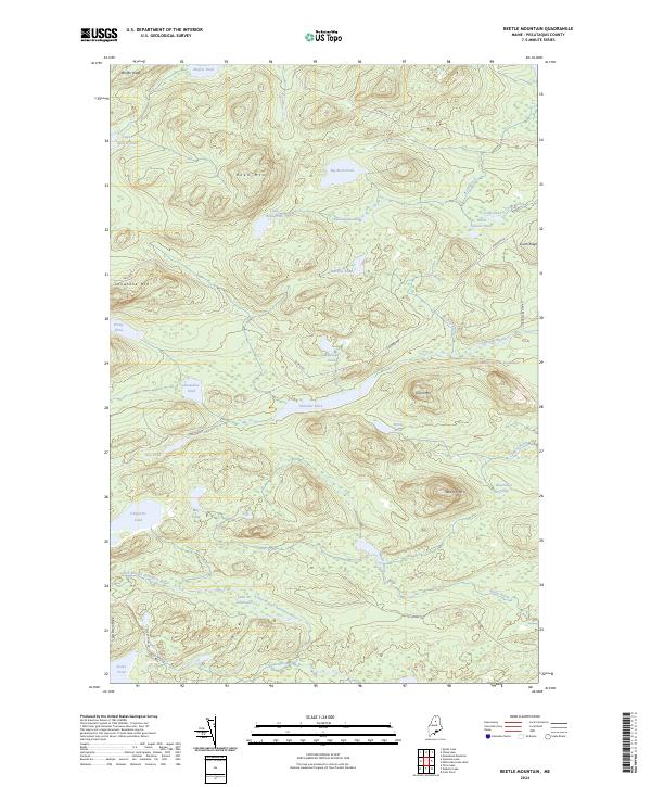 USGS Topographic Map – Beetle Mountain