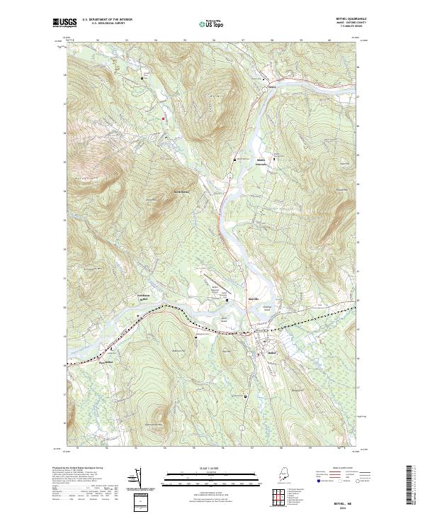 USGS Topographic Map – Bethel