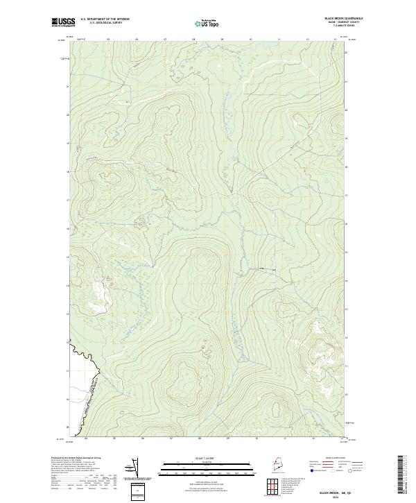 USGS Topographic Map – Black Brook