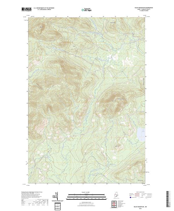 USGS Topographic Map – Black Mountain