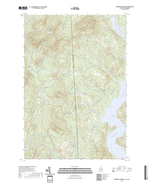 USGS Topographic Map – Bosebuck Mountain
