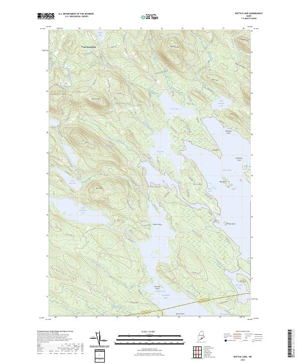 USGS Topographic Map – Bottle Lake
