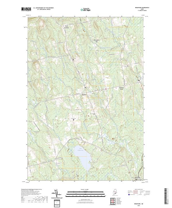 USGS Topographic Map – Bradford