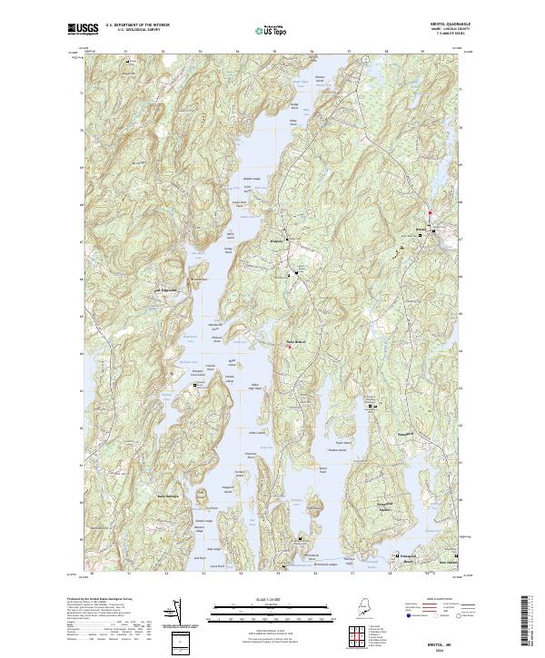 USGS Topographic Map – Bristol