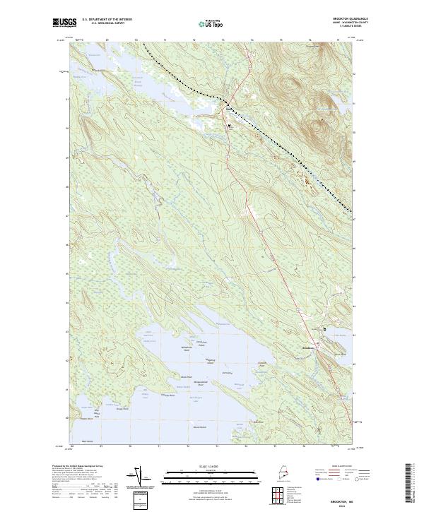 USGS Topographic Map – Brookton