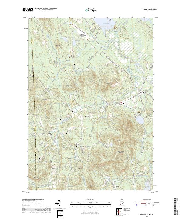 USGS Topographic Map – Brownfield
