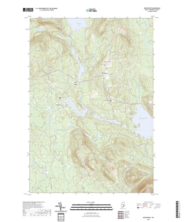 USGS Topographic Map – Burlington