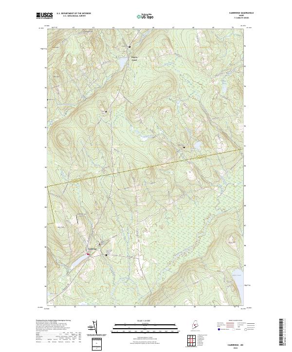 USGS Topographic Map – Cambridge