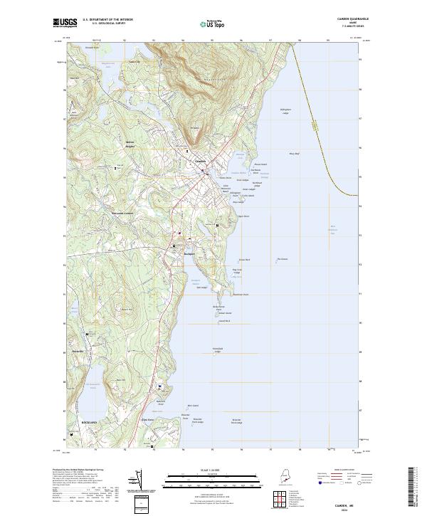 USGS Topographic Map – Camden