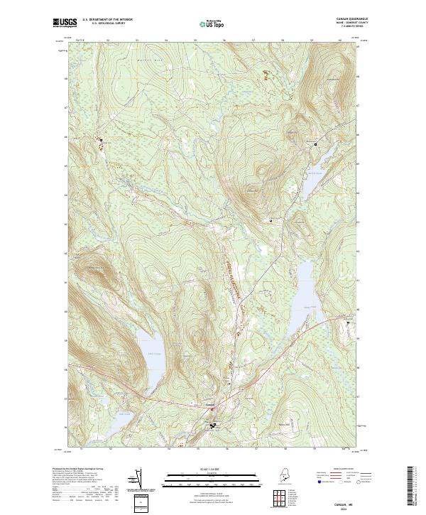 USGS Topographic Map – Canaan