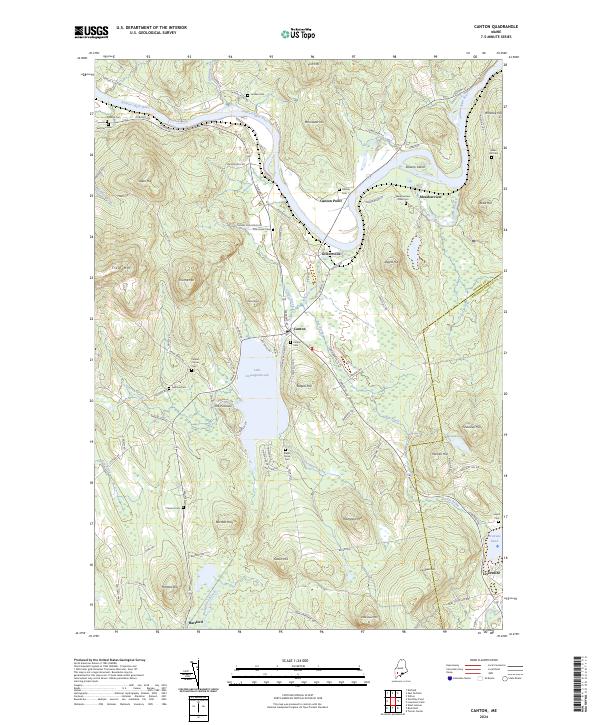 USGS Topographic Map – Canton