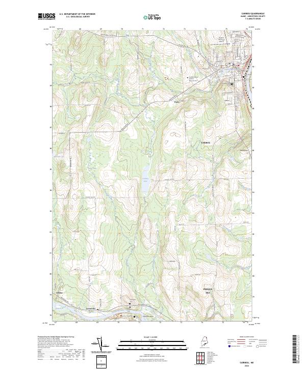 USGS Topographic Map – Caribou