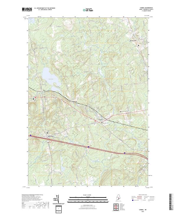 USGS Topographic Map – Carmel