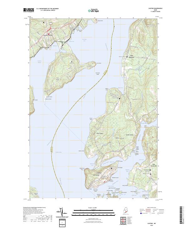USGS Topographic Map – Castine
