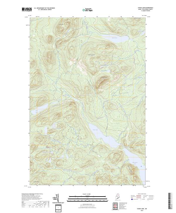 USGS Topographic Map – Chase Lake
