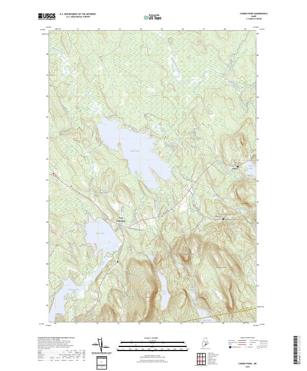 USGS Topographic Map – Chemo Pond