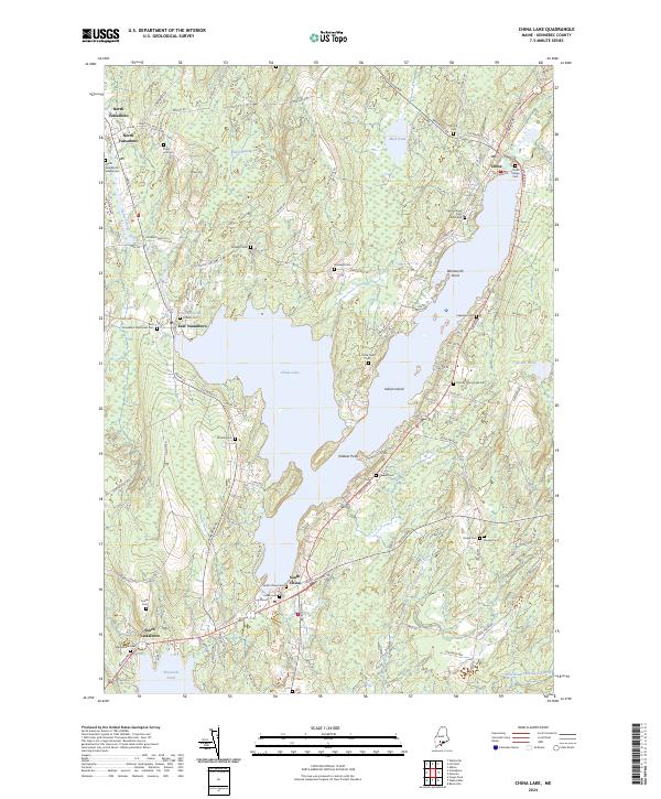 USGS Topographic Map – China Lake