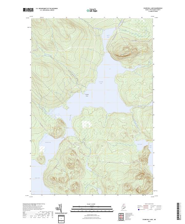 USGS Topographic Map – Churchill Lake