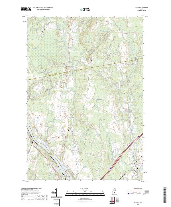 USGS Topographic Map – Clinton