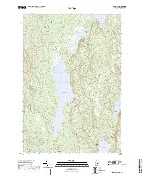 USGS Topographic Map – Crawford Lake