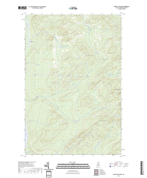 USGS Topographic Map – Cunliffe Islands
