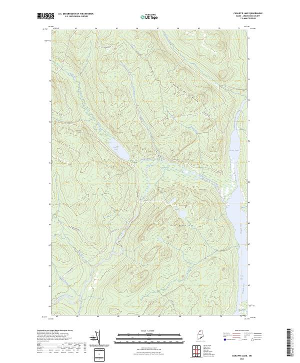 USGS Topographic Map – Cunliffe Lake