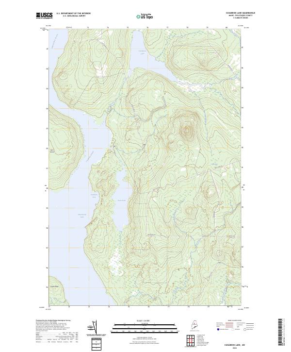 USGS Topographic Map – Cuxabexis Lake