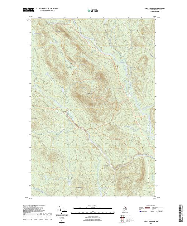 USGS Topographic Map – Deasey Mountain