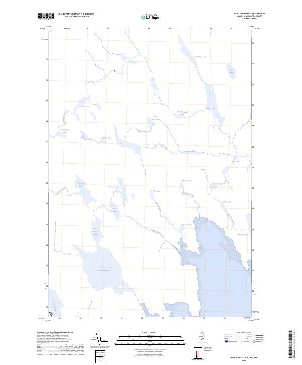 2024 Map of Devils Head OE E, 2024 Print