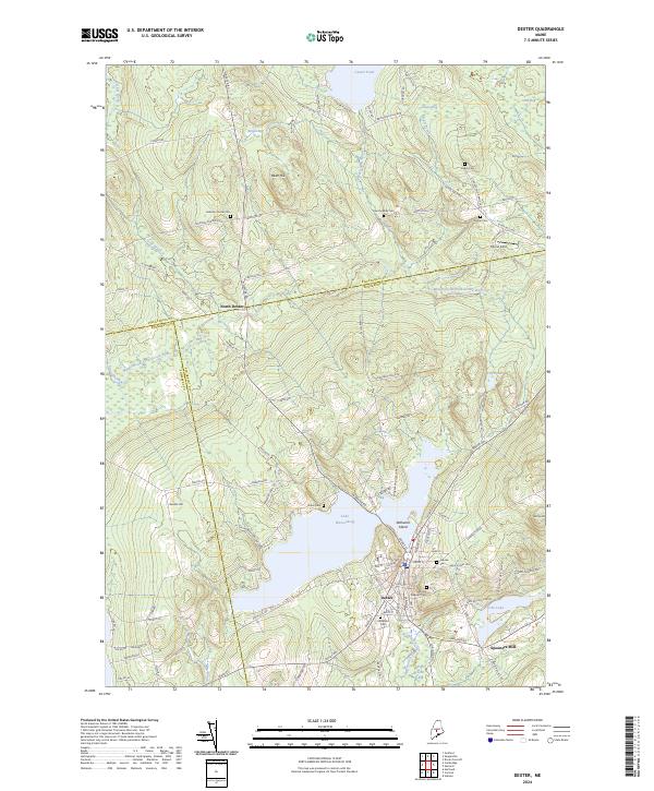 USGS Topographic Map – Dexter