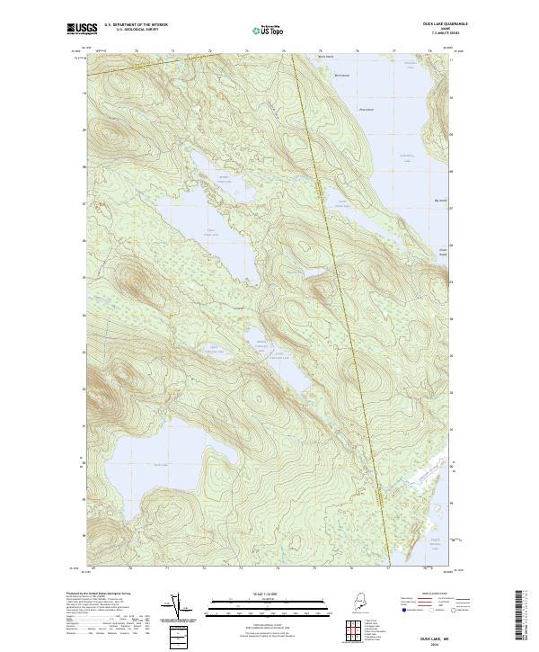 USGS Topographic Map – Duck Lake