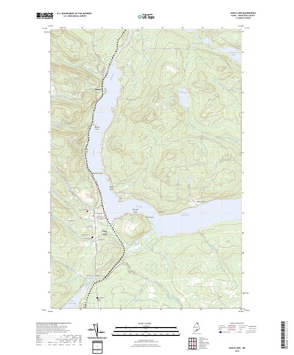 USGS Topographic Map – Eagle Lake