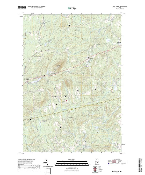 USGS Topographic Map – East Dixmont