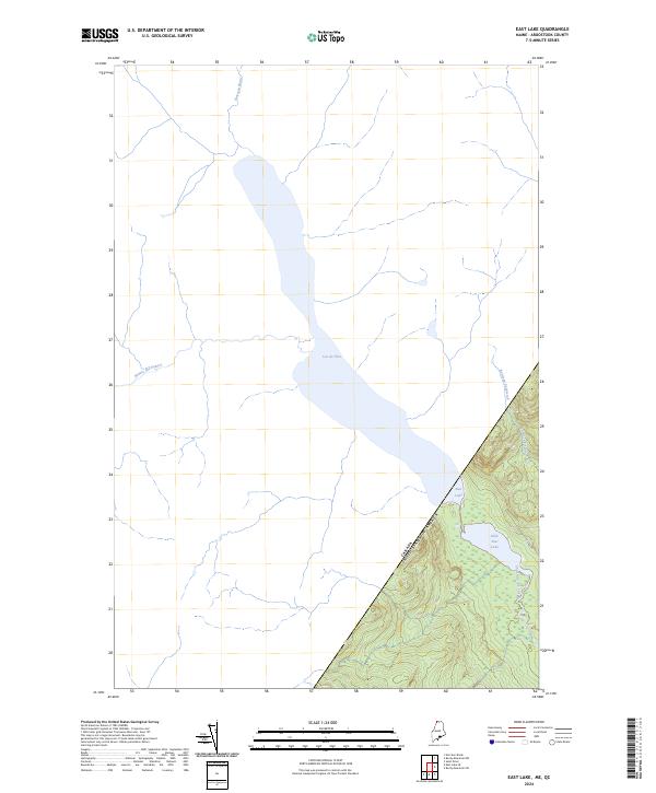 USGS Topographic Map – East Lake