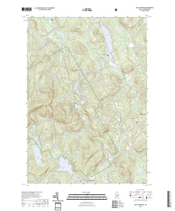 USGS Topographic Map – East Stoneham