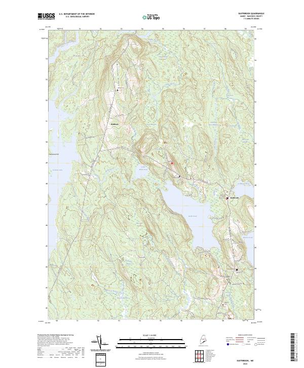 USGS Topographic Map – Eastbrook