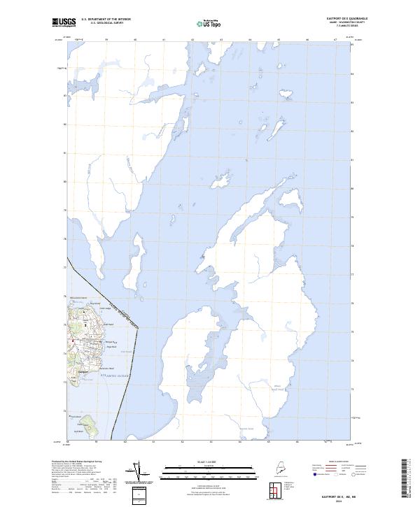 USGS Topographic Map – Eastport OE E