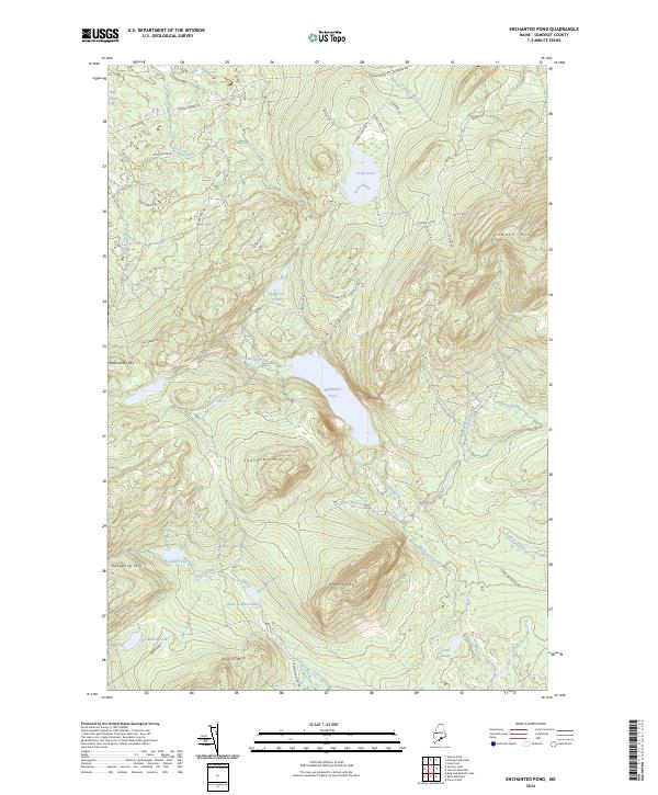 USGS Topographic Map – Enchanted Pond