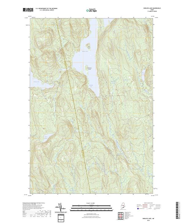 USGS Topographic Map – Endless Lake