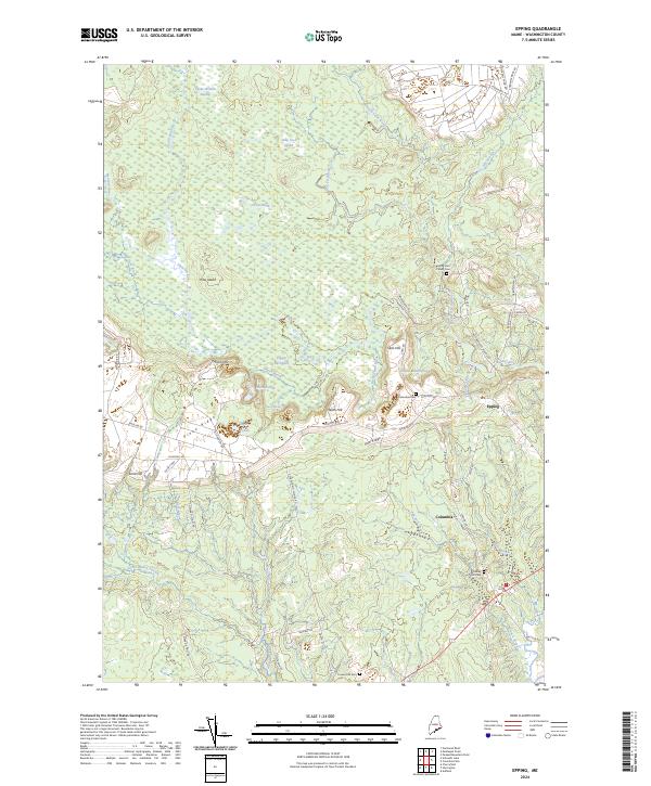 USGS Topographic Map – Epping